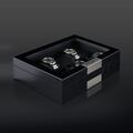 Heisse & Söhne watch box Monteray 10 ash - black satin finish