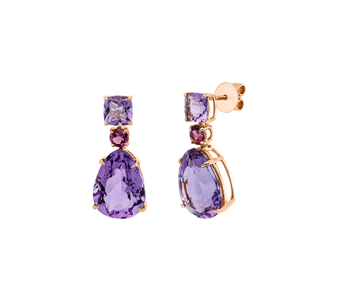 Brogle Classic colored stone earrings