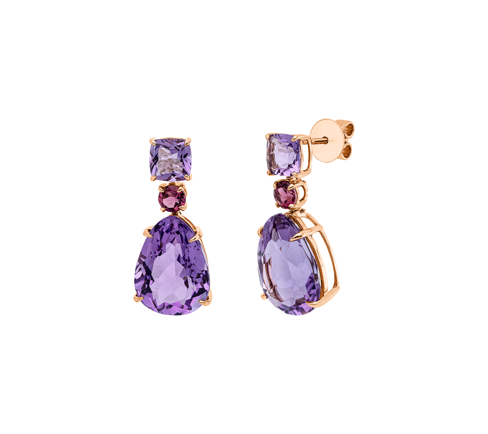 Brogle Classic colored stone earrings Brogle Classic colored stone earrings