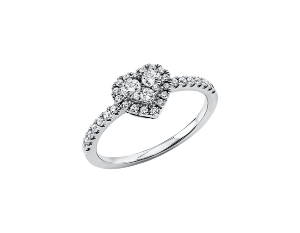 Brogle Classic diamond heart ring Brogle Classic diamond heart ring