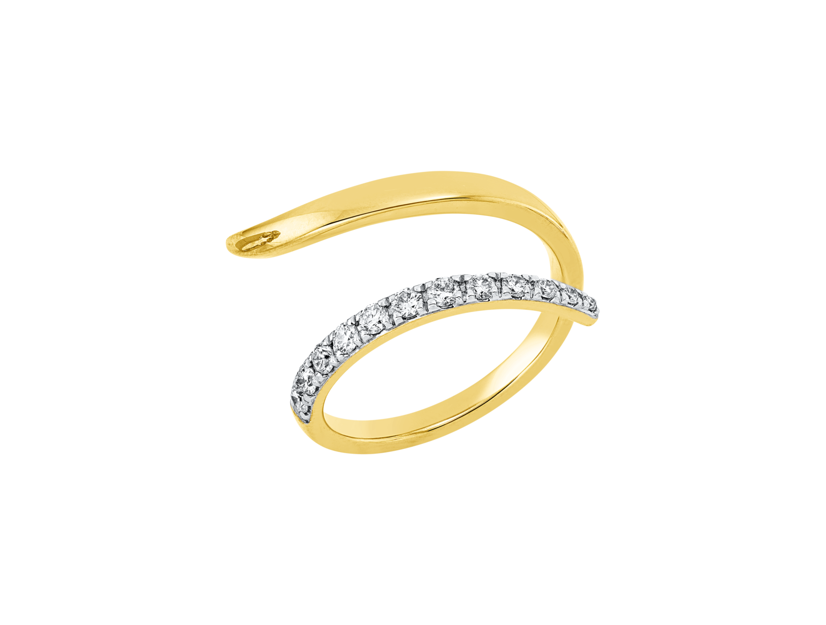 Brogle Classic Bicolor Diamond Ring Brogle Classic Bicolor Diamond Ring
