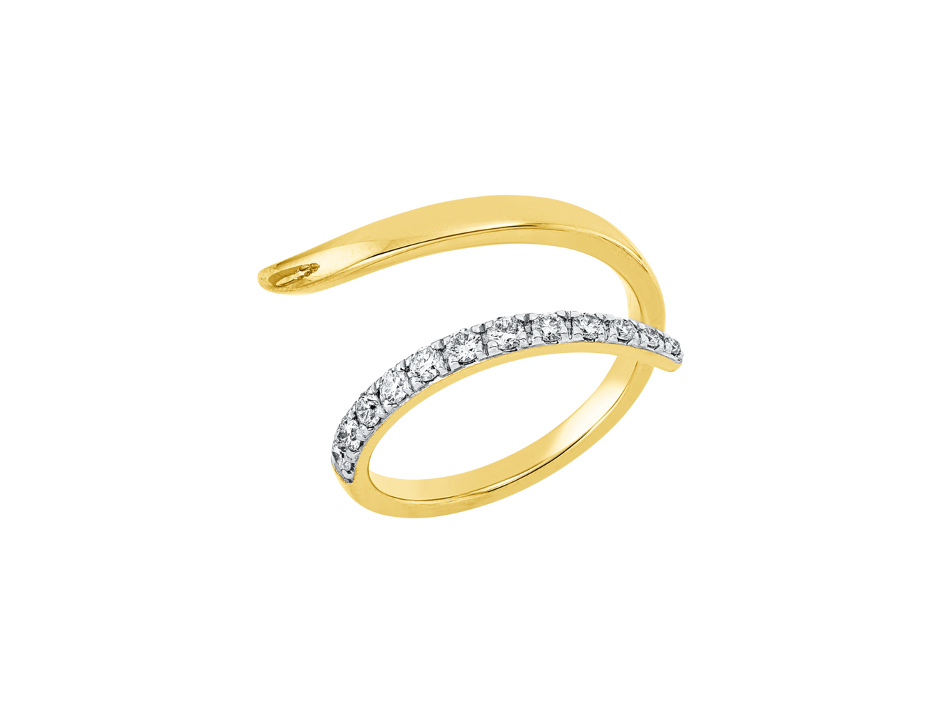 Brogle Classic Bicolor Diamond Ring Brogle Classic Bicolor Diamond Ring