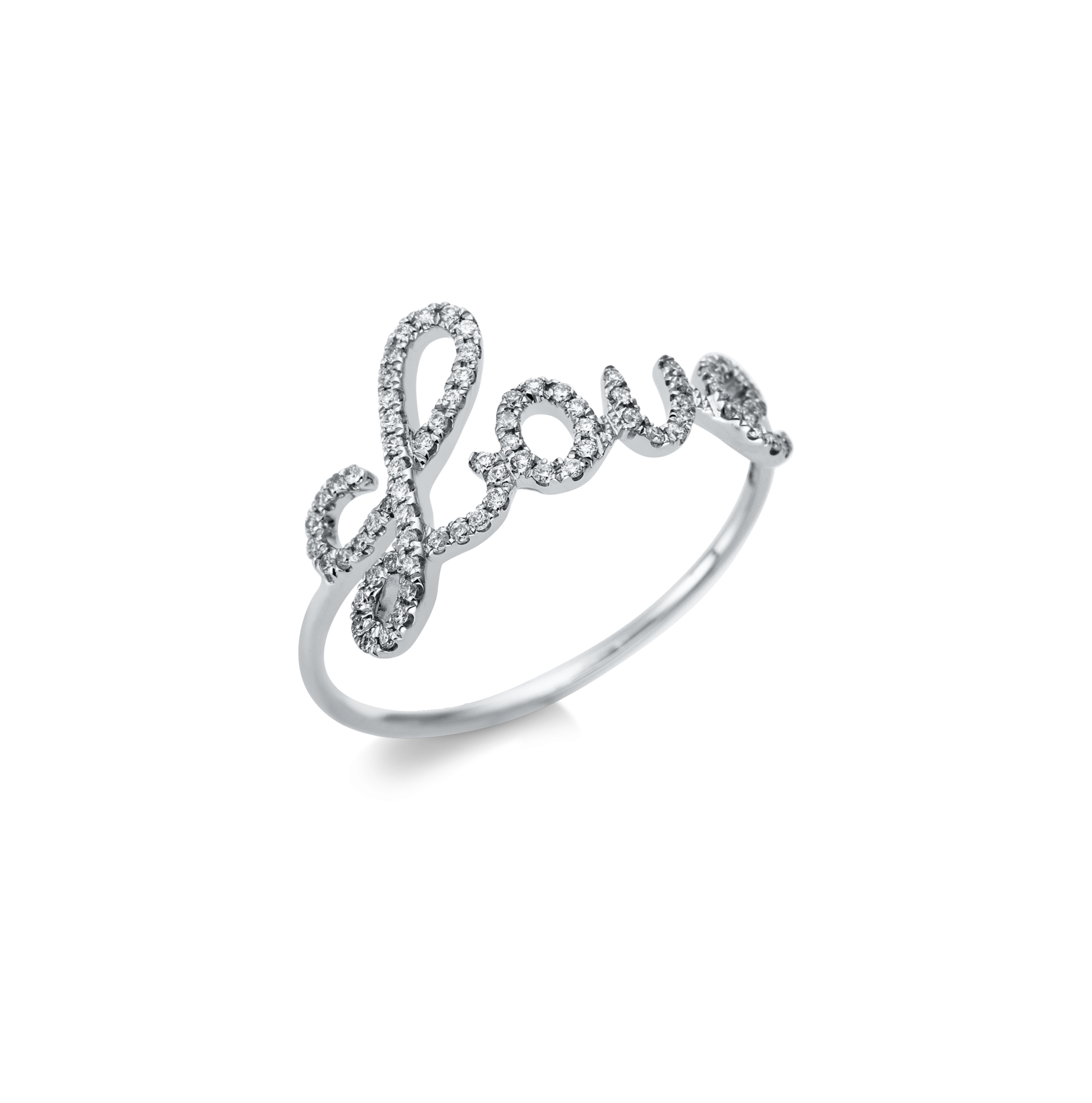 Brogle Classic diamond ring "Love" Brogle Classic diamond ring "Love"