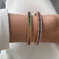 Brogle Selection sapphire bracelet Rainbow Brogle Selection sapphire bracelet Rainbow