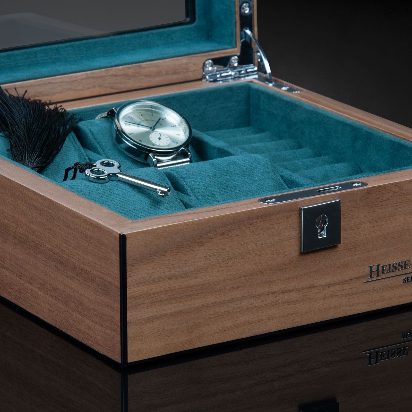 Heisse & Söhne Uhrenbox Borneaux 4+ Heisse & Söhne Uhrenbox Borneaux 4+