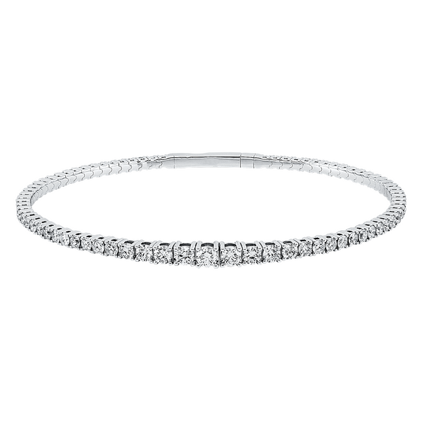 Brogle Selection flexible diamond bangle