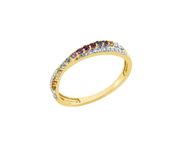 Brogle Classic Sapphire Ring Rainbow