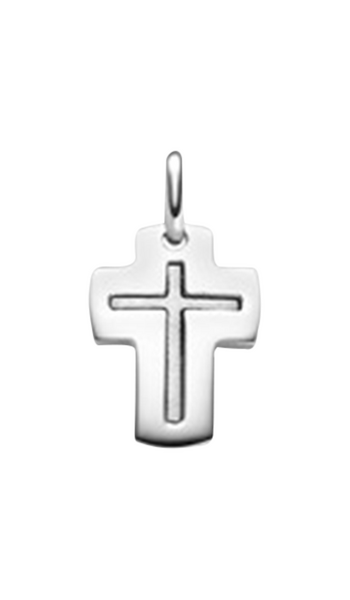 Brogle Classic cross pendant in gold Brogle Classic cross pendant in gold