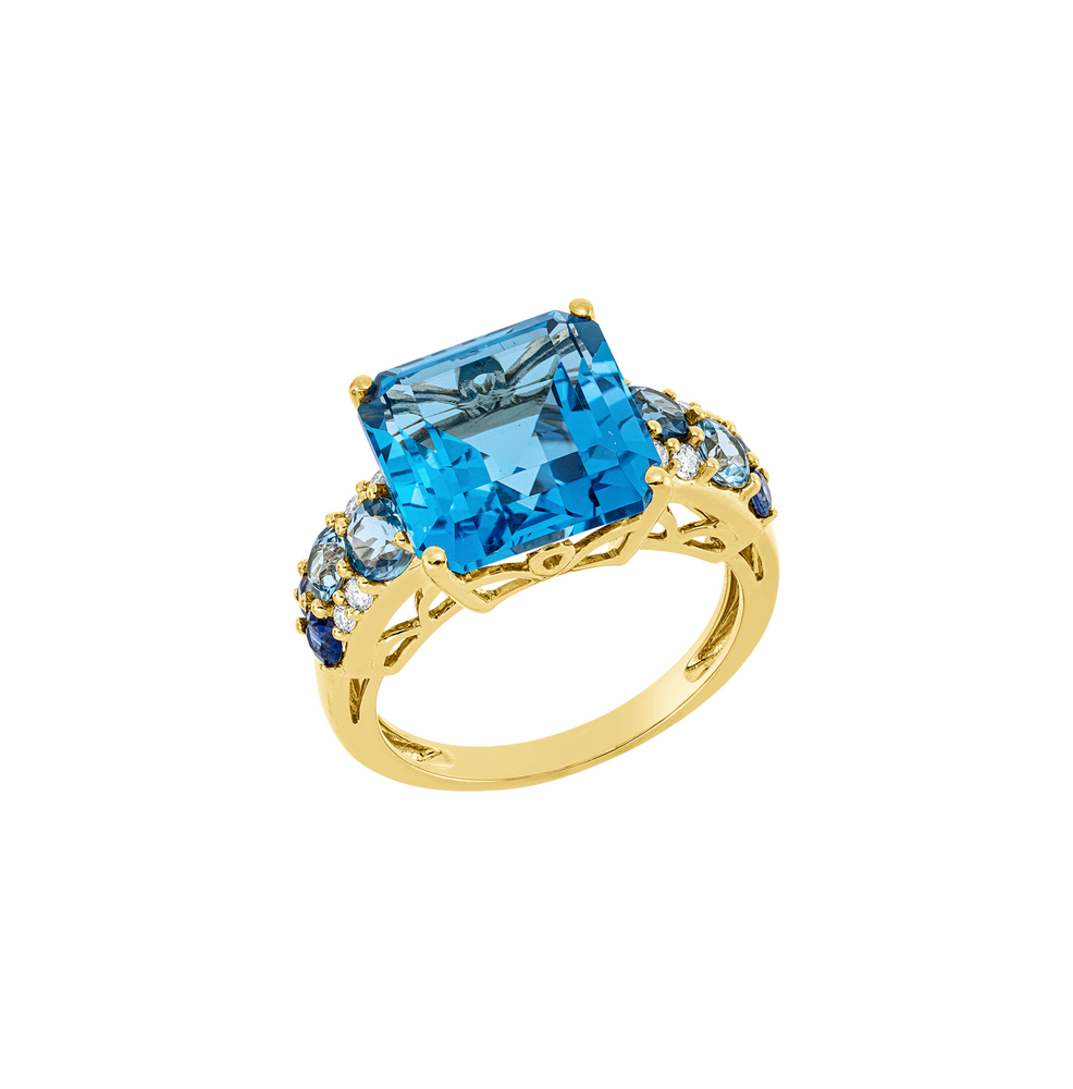 Brogle Classic colored stone ring