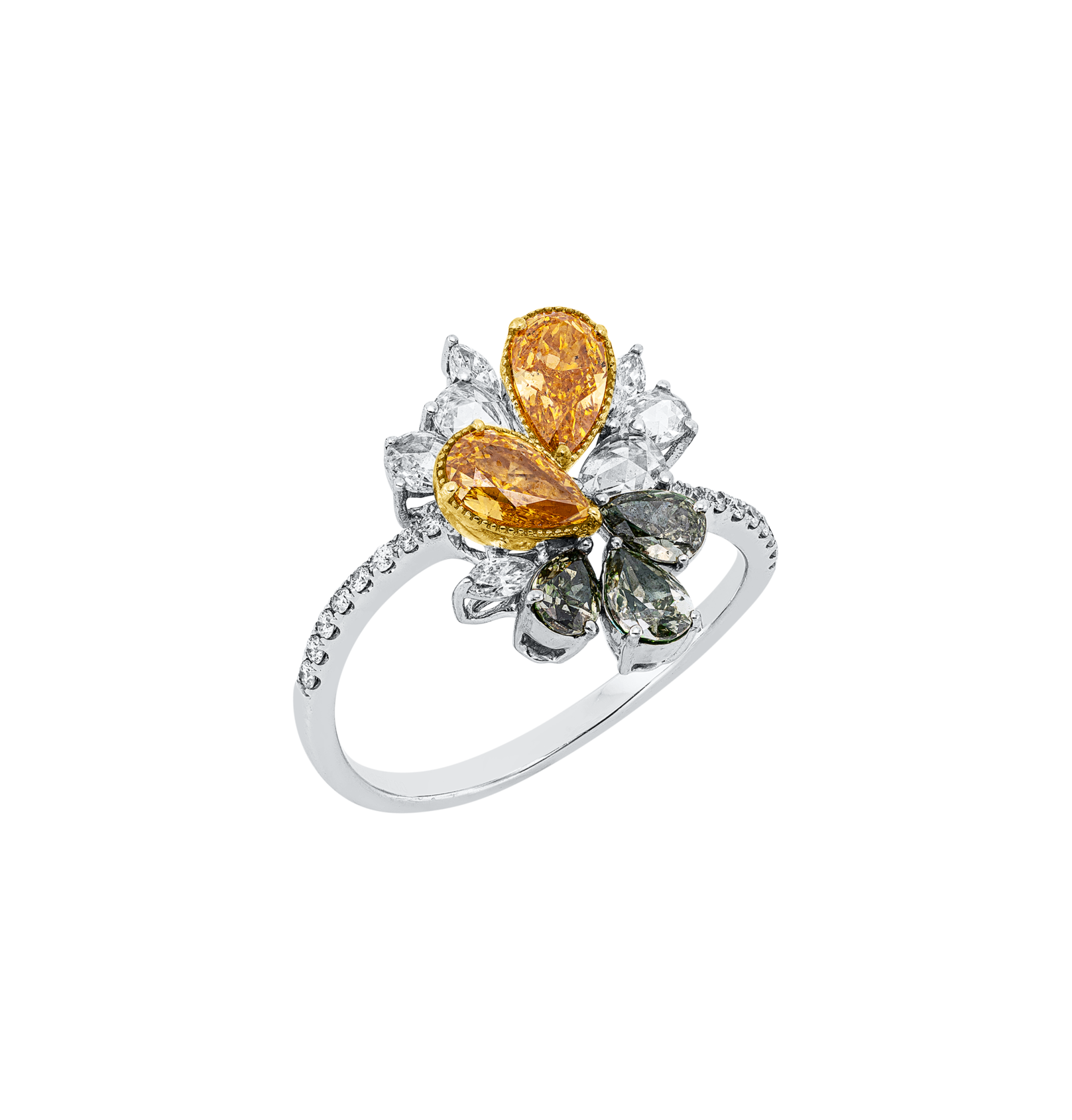 Brogle Selection Bicolor diamond ring Brogle Selection Bicolor diamond ring