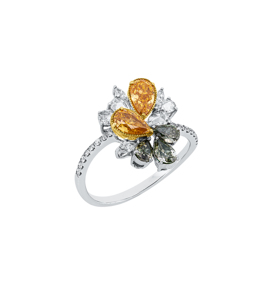 Brogle Selection Bicolor diamond ring Brogle Selection Bicolor diamond ring