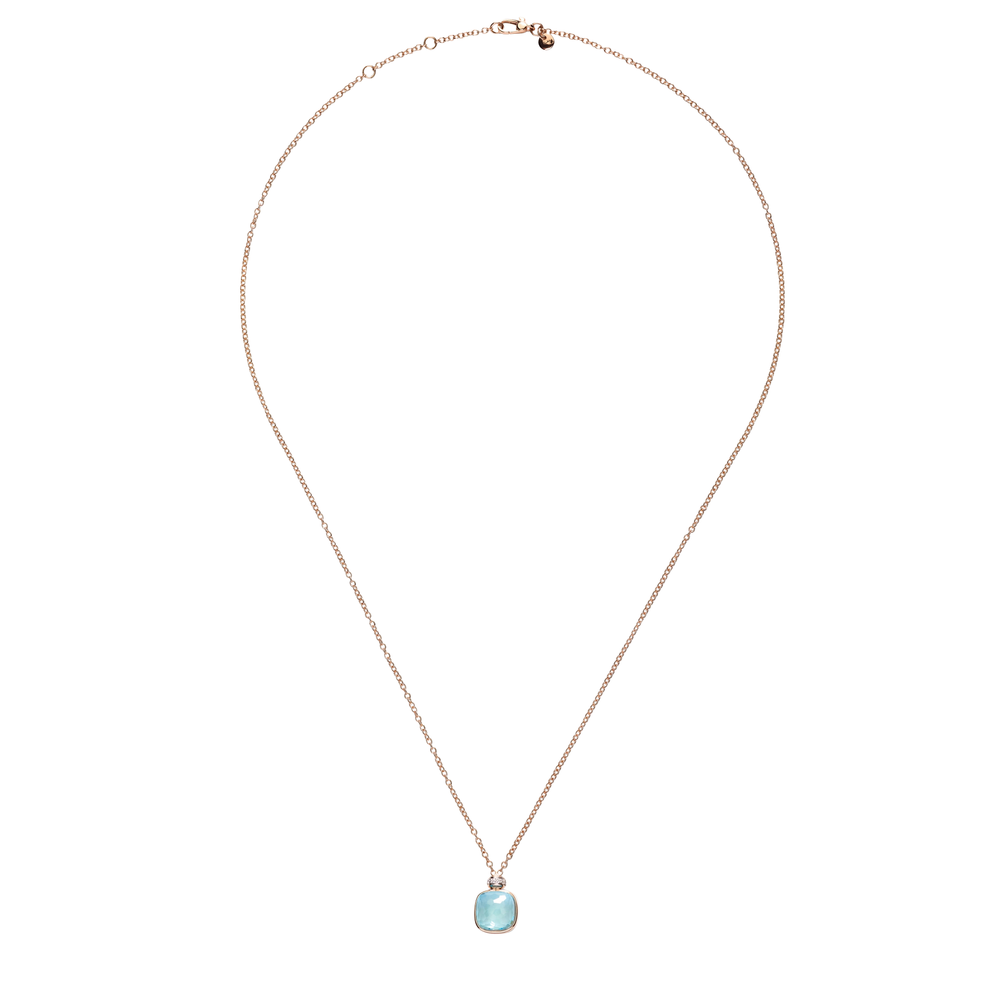 Pomellato Nudo Sky topaz necklace with pendant Pomellato Nudo Sky topaz necklace with pendant