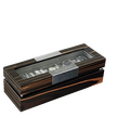 Heisse & Söhne watch box with viewing window Executive 5
