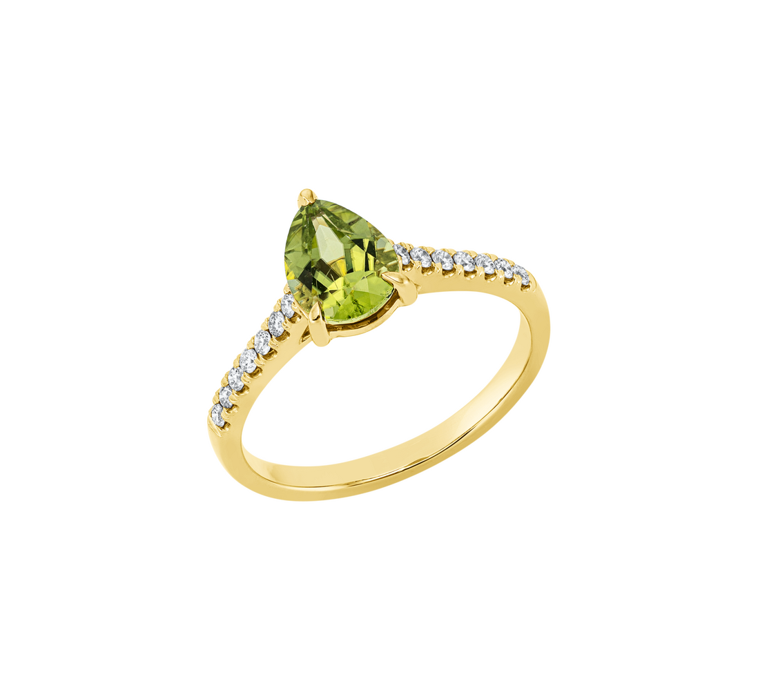 Brogle Classic peridot ring