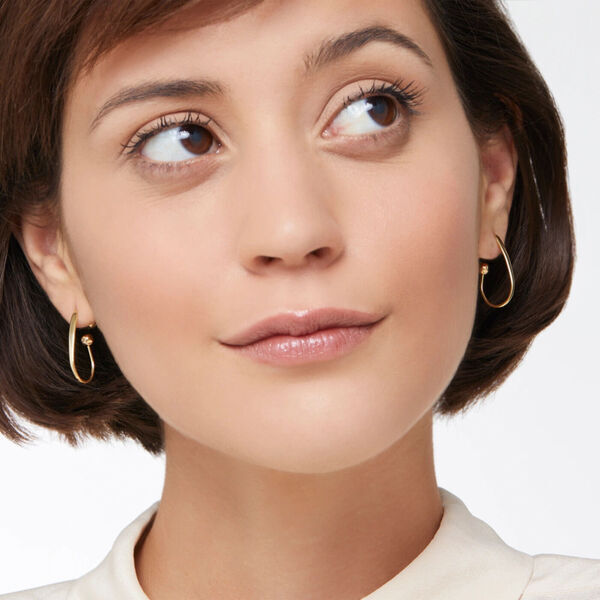 176403 DOB9003 OHOOS 000OG 100 Dodo essentials oval earrings 18k yellow gold r64b027e1a3a9da48