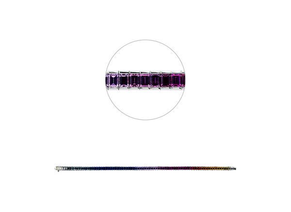 Brogle Selection sapphire bracelet Brogle Selection sapphire bracelet