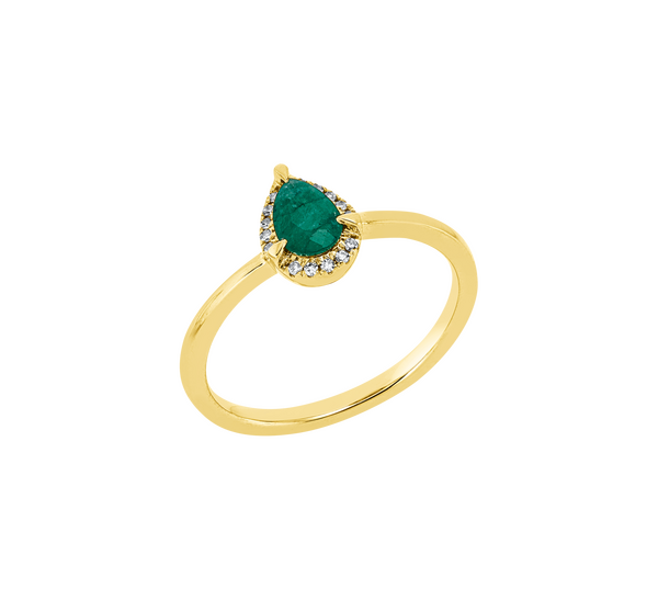 Brogle Classic emerald ring