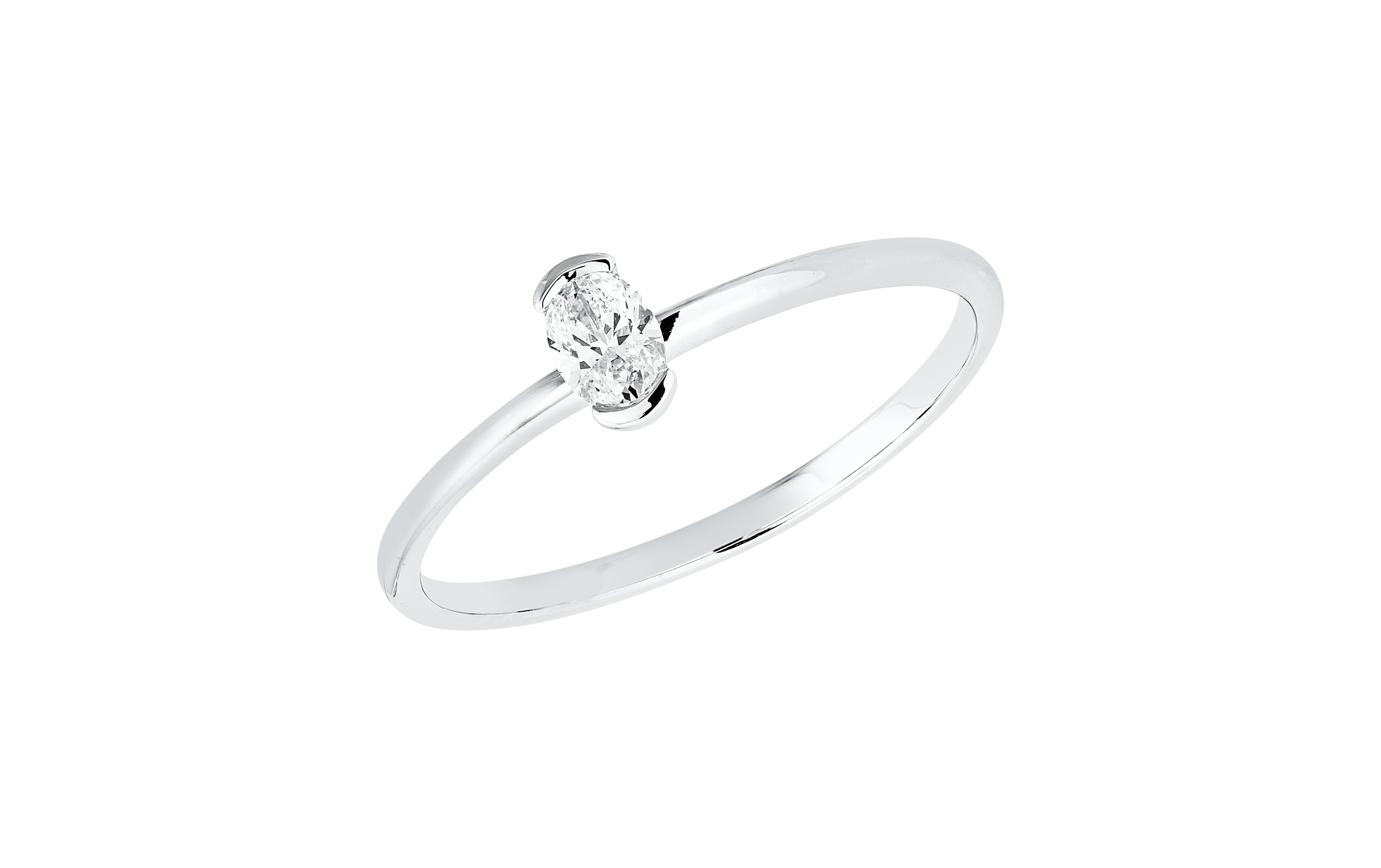 Brogle Classic solitaire ring