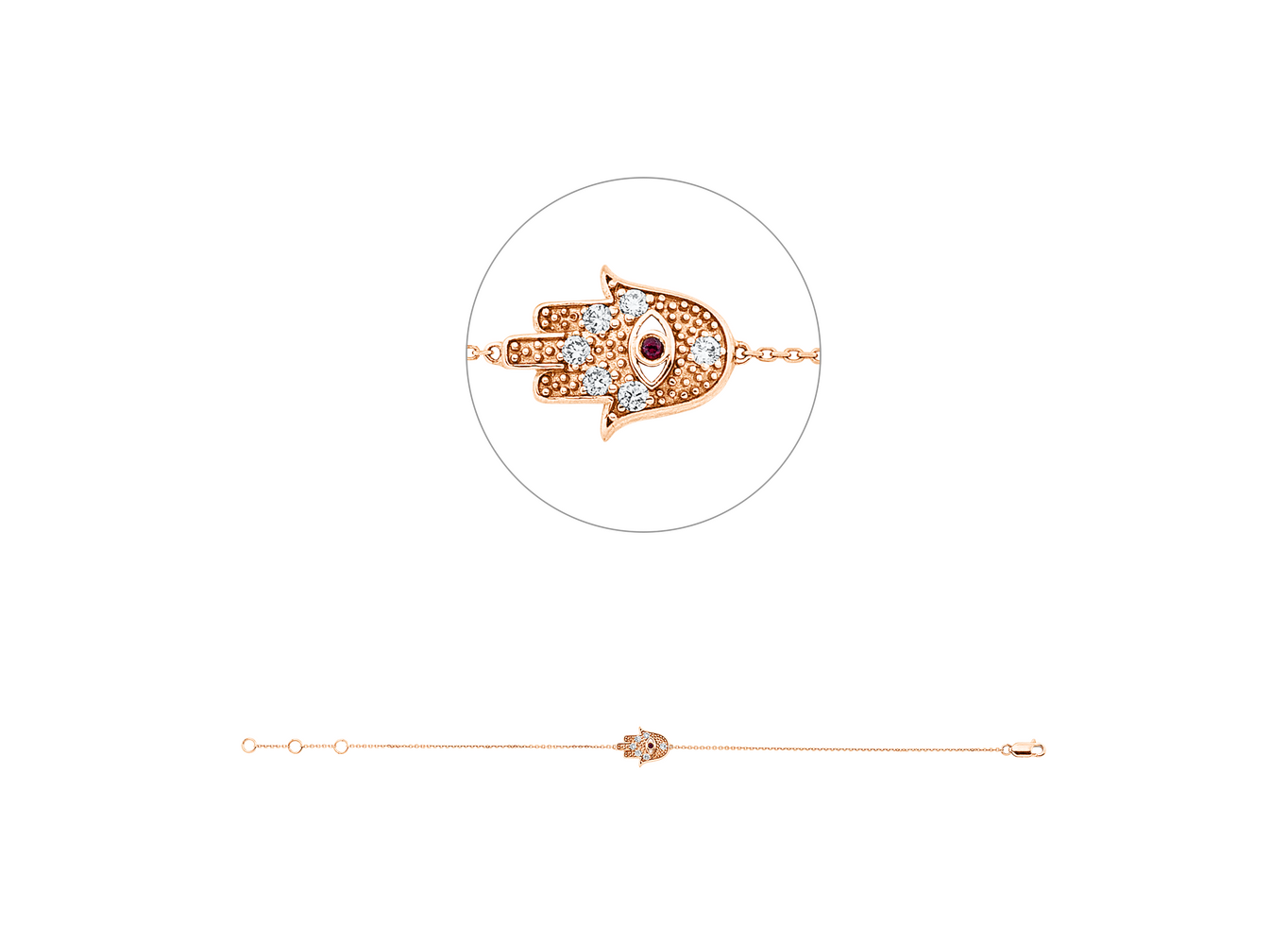 Brogle Classic ruby bracelet
