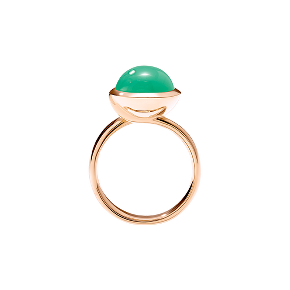 Tamara Comolli BOUTON Chrysoprase L Ring