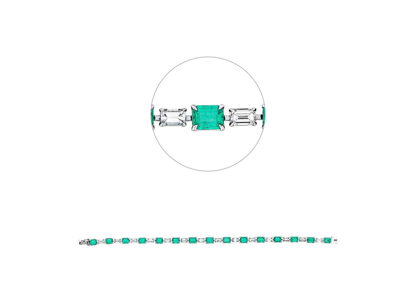 Brogle Selection emerald bracelet Brogle Selection emerald bracelet