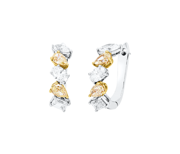 Brogle Selection Bicolor Diamantcreolen Brogle Selection Bicolor Diamantcreolen