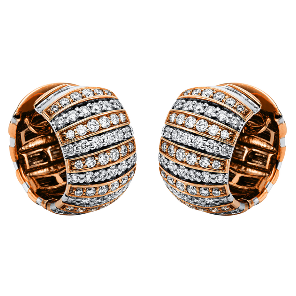 Brogle Selection Bicolor Diamantcreolen Brogle Selection Bicolor Diamantcreolen