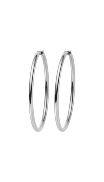 Brogle Classic gold hoop earrings 3mm Brogle Classic gold hoop earrings 3mm