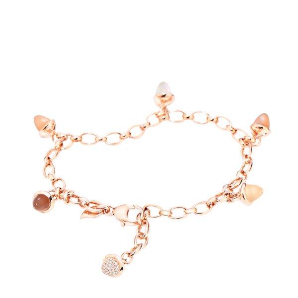 Tamara Comolli Mikado Charm Camel Pavé Armband mit Anhänger