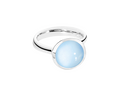 Tamara Comolli Bouton blauer Chalcedon L Ring Tamara Comolli Bouton blauer Chalcedon L Ring