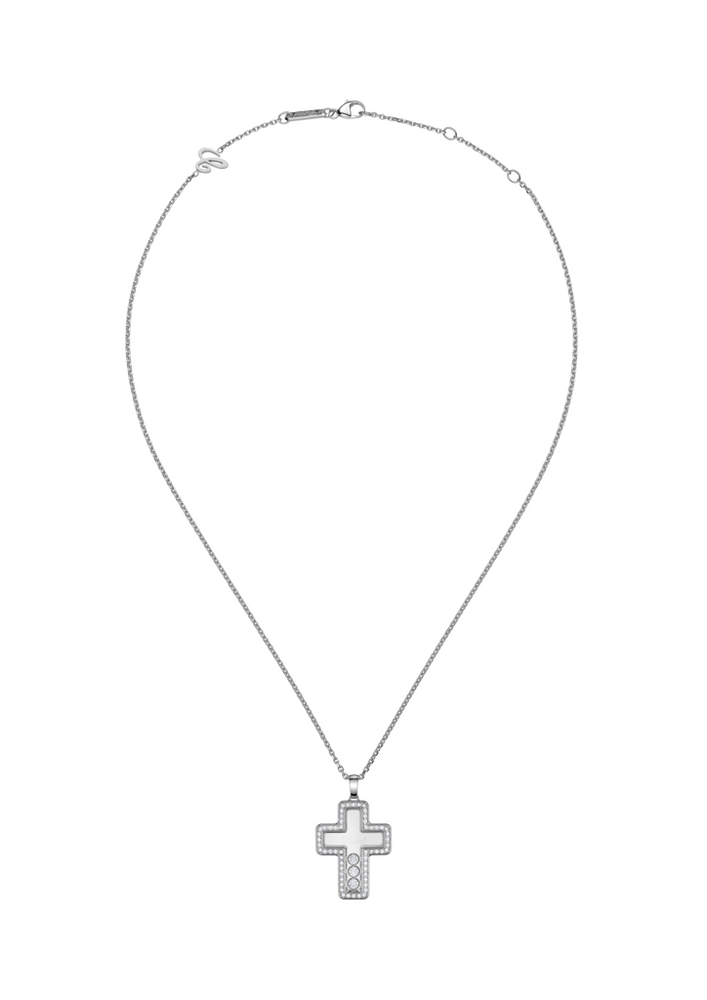 Chopard Happy Diamonds Cross Necklace with Pendant