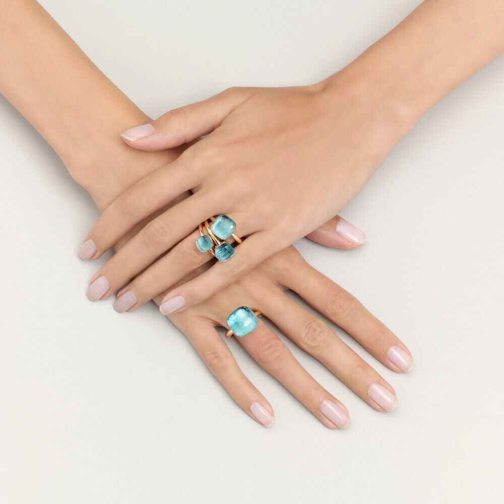 Pomellato Nudo Petit Blautopas Ring