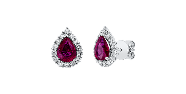 Brogle Selection ruby stud earrings