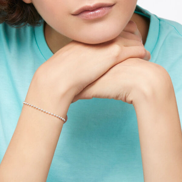 175889 DBB2001 BOLLI 0009A 100 Dodo bollicine bracelet 9k rose gold silver y64b0297a8c6426bc