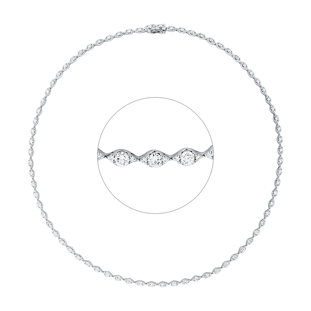 Brogle Classic tennis necklace