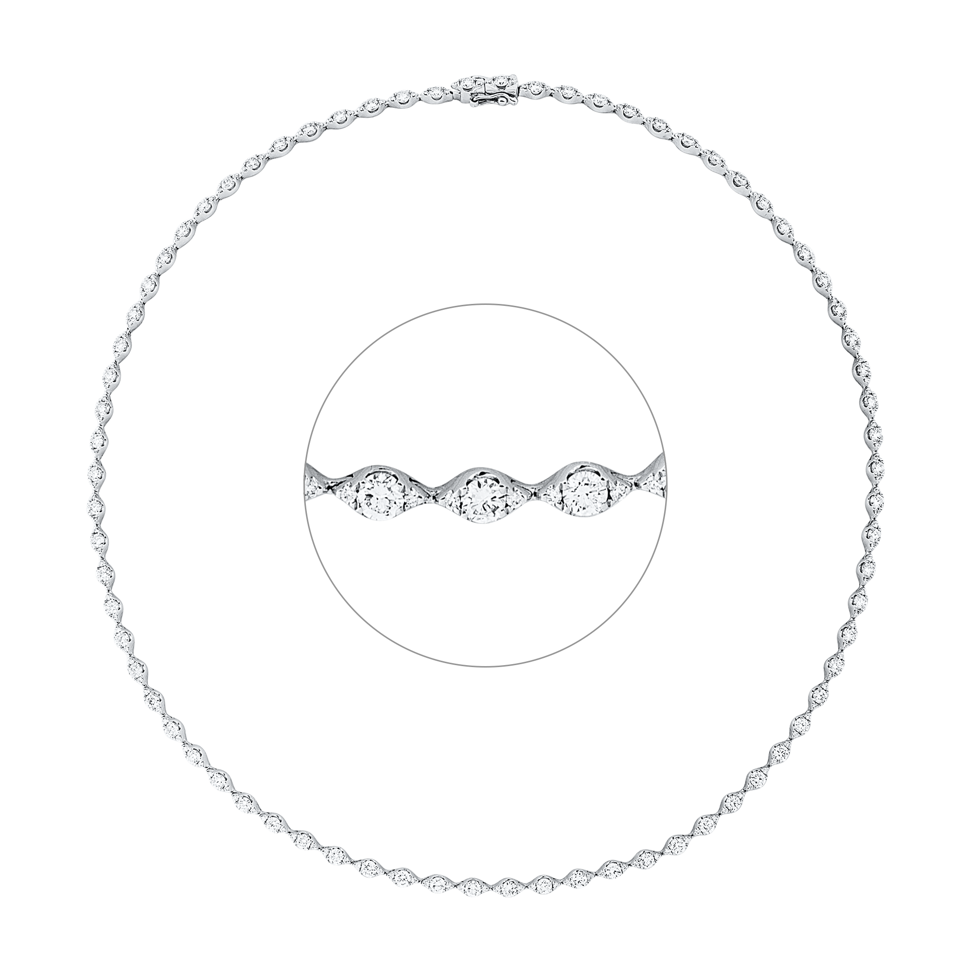 Brogle Classic tennis necklace Brogle Classic tennis necklace