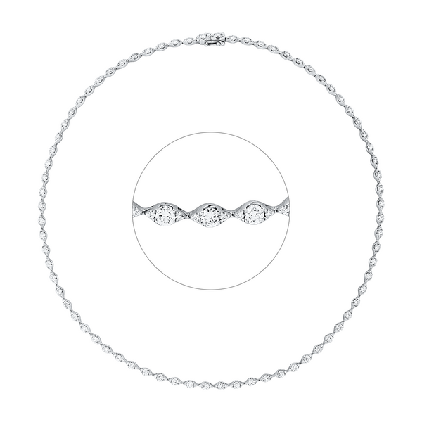 Brogle Classic tennis necklace Brogle Classic tennis necklace