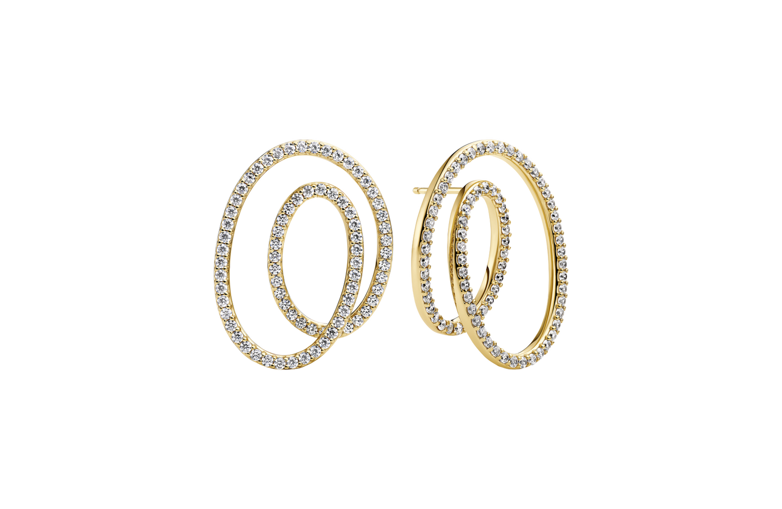 18 carat gold plated silver