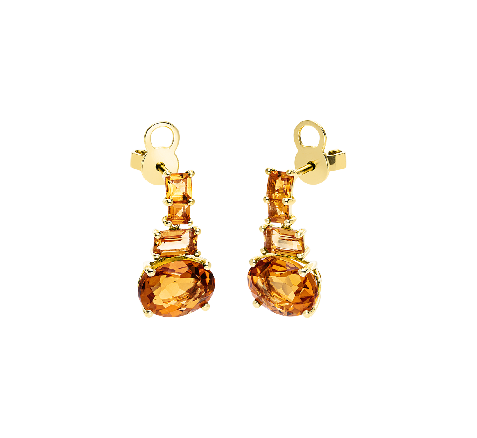 Brogle Classic citrine earrings Brogle Classic citrine earrings