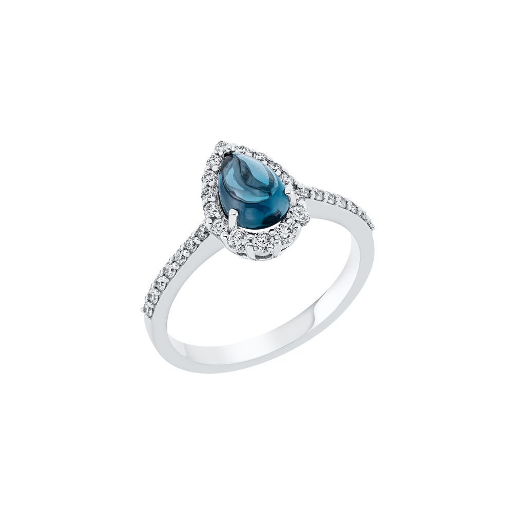 Brogle Classic London topaz ring