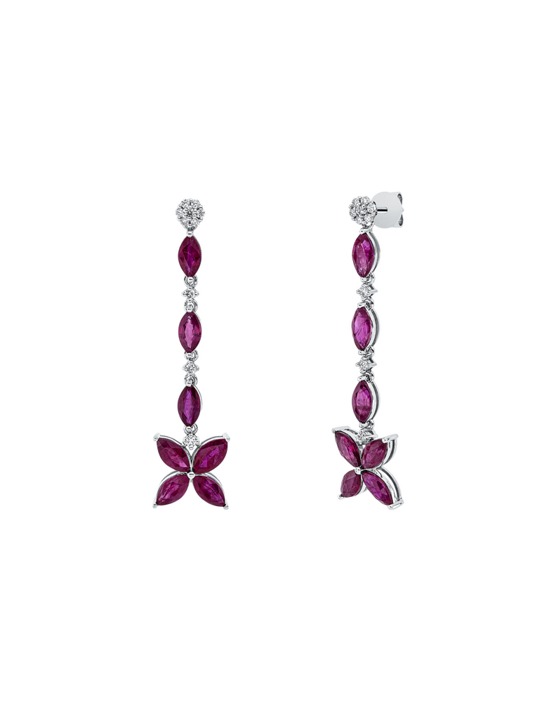 Brogle Classic ruby earrings