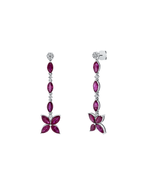Brogle Classic ruby earrings