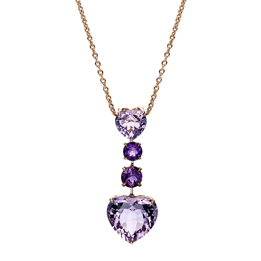 Brogle Selection Felicity necklace with amethyst pendant