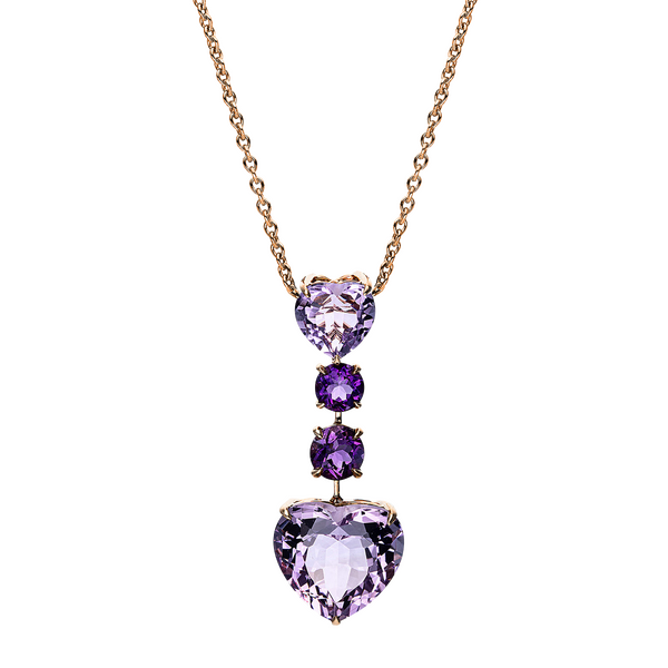 Brogle Selection Felicity necklace with amethyst pendant