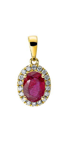 Brogle Classic ruby pendant