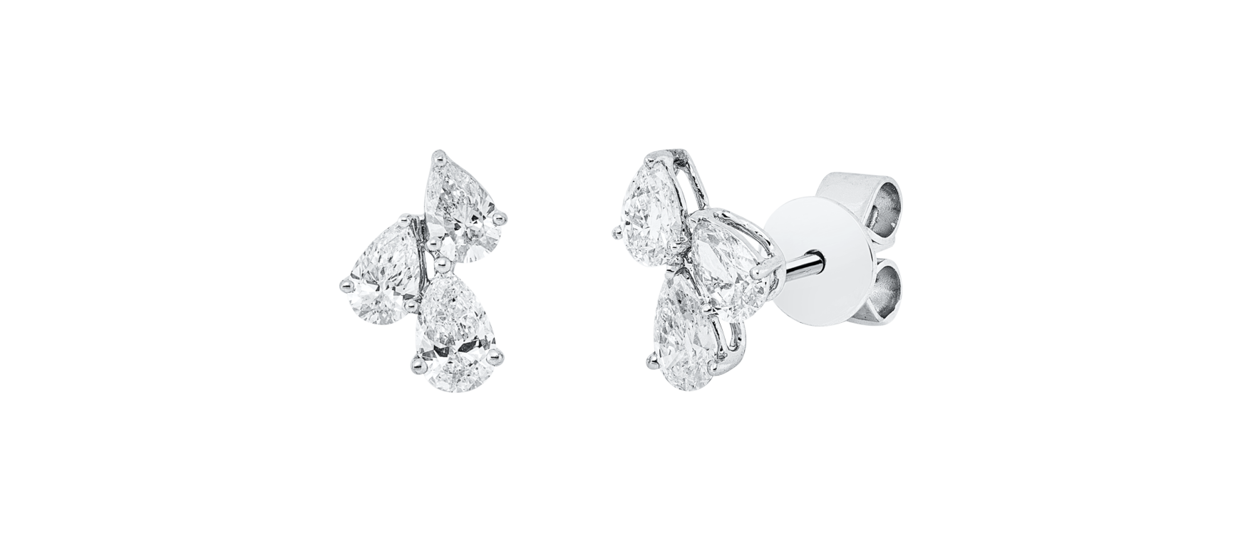 Brogle Classic diamond stud earrings