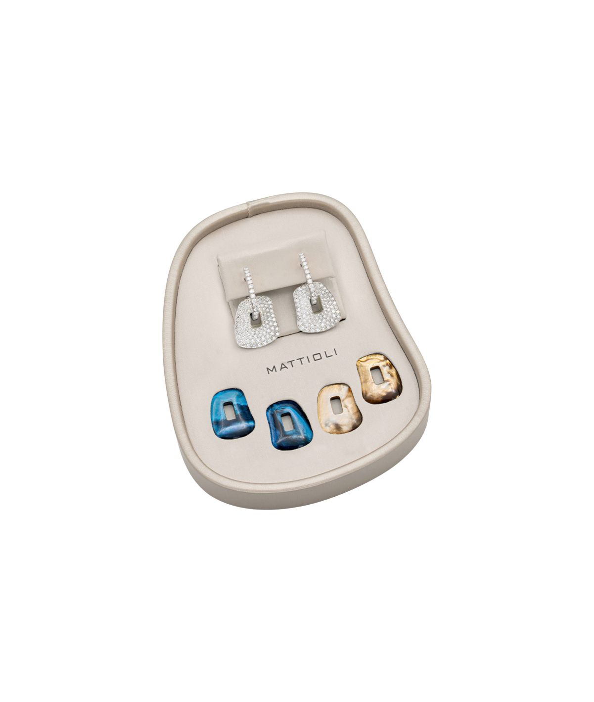Mattioli Puzzle Ohrringbox, klein mit 3 Puzzle Paaren Mattioli Puzzle Ohrringbox, klein mit 3 Puzzle Paaren