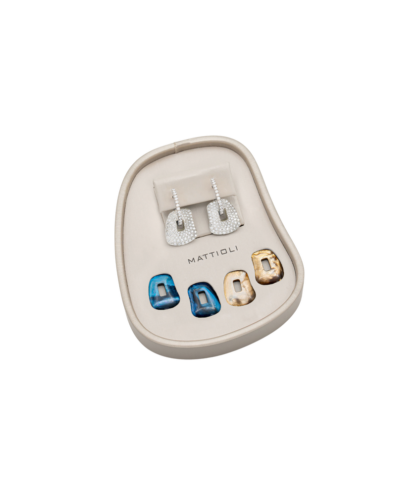 Mattioli Puzzle Ohrringbox, klein mit 3 Puzzle Paaren Mattioli Puzzle Ohrringbox, klein mit 3 Puzzle Paaren