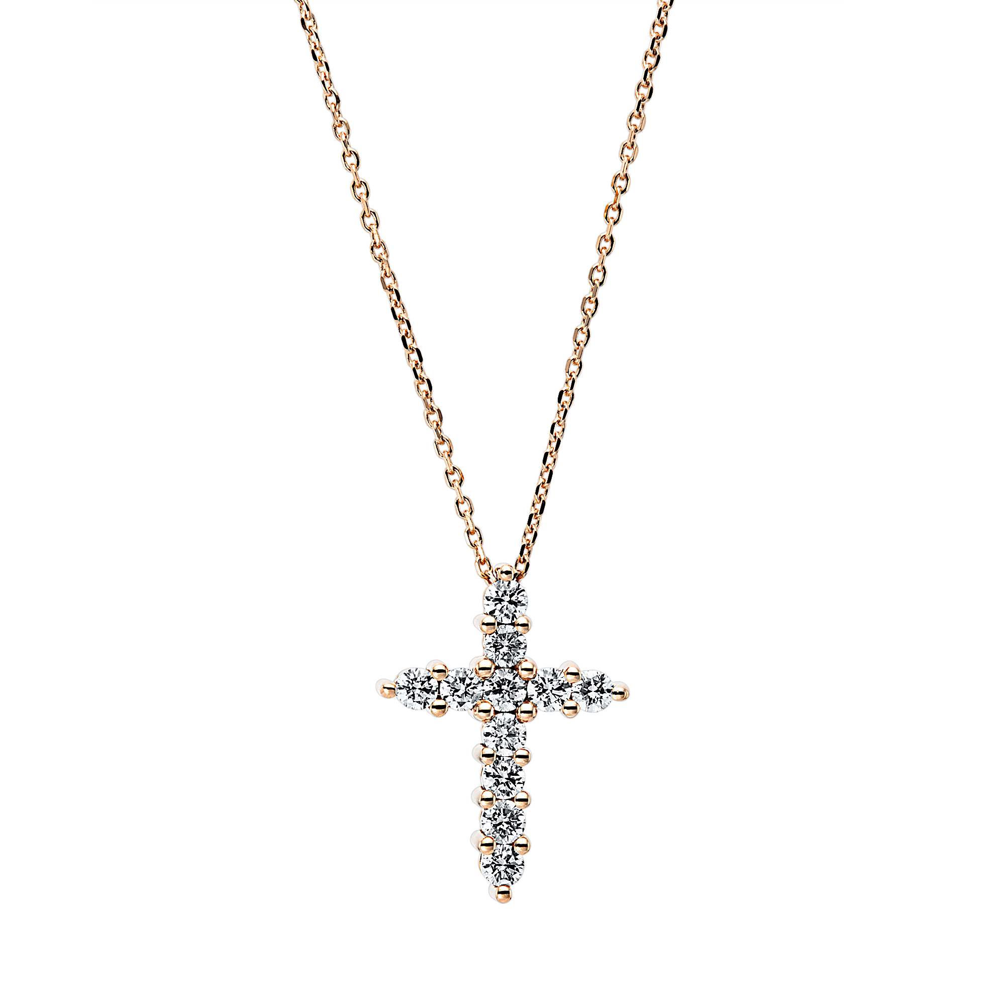 Brogle Classic necklace with diamond cross Brogle Classic necklace with diamond cross