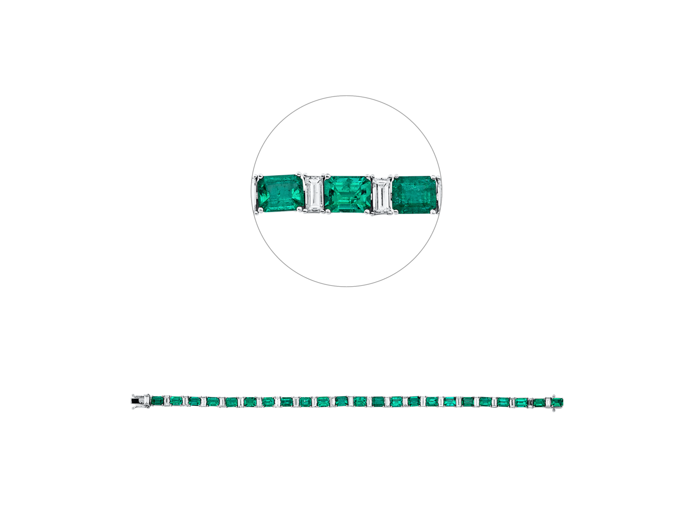 Brogle Selection emerald bracelet